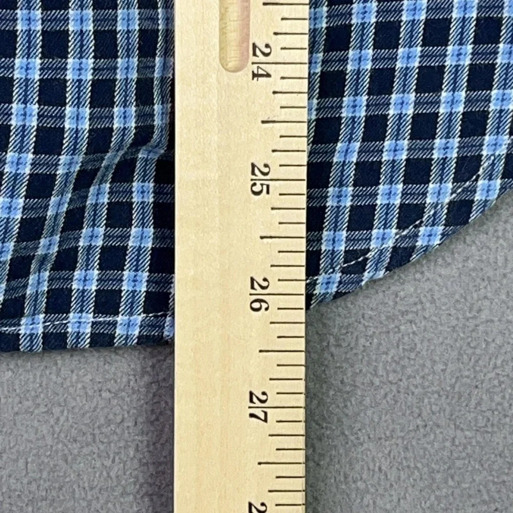 Ralph‎ Lauren Boys Large Blue Plaid Brushed Twill